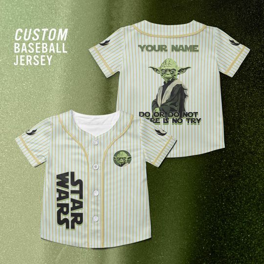 Discover Star Wars Master Yodaa Customized Baseball Jersey, Disney Star Wars shirt, Master Yodaa Jersey, Yodaa Star Wars Disney Trip Shirt
