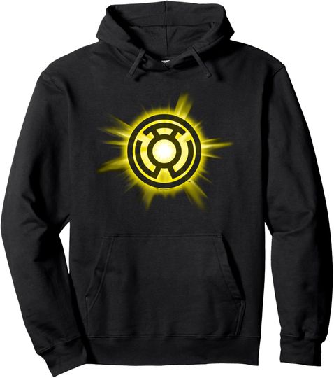 Discover Green Lantern Yellow Glow Pullover Hoodie Pullover Hoodie, Gift For Fans