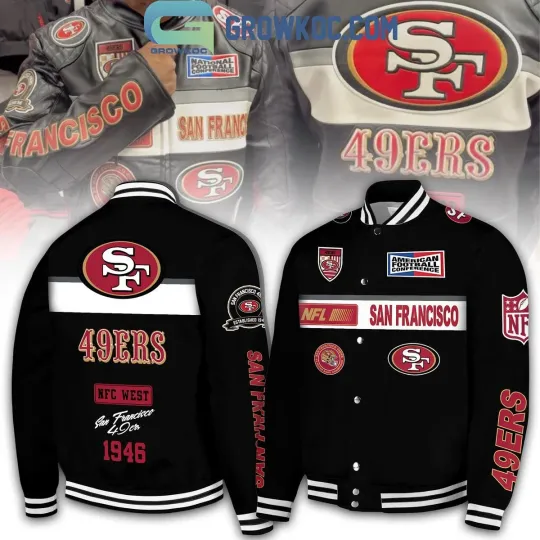 49ers 1946 NFC West Baseball Jacket