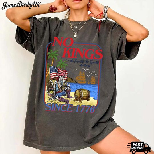 Discover No Kings in America Shirt, Anti Trump Shirt, Political Shirts, Anti Maga Shirts, Crown No Kings Shirt, Protest Shirts, Nope Kings Shirt