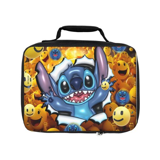 ALIM4U Colorful Cartoon Lunch Bag for Kids - Insulated Lunchbox for School, Boys & Girls, Lunch Accessories