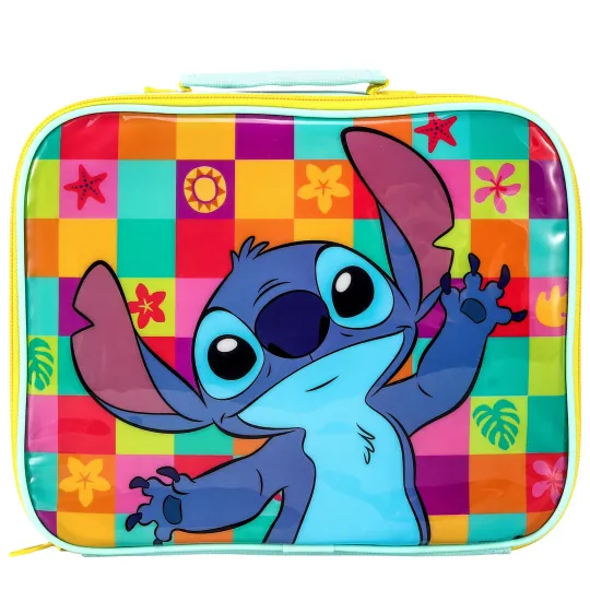 Disney Stitch Rectangular Insulated Lunch Bag for Kids