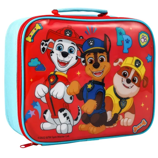 Discover Paw Patrol Rectangular Insulated Lunch Bag for Boys and Girls BPA Free