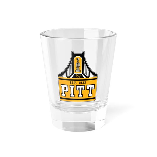 Pittsburgh Football Team Shot Glass, Gifts for Him, Gifts for Her