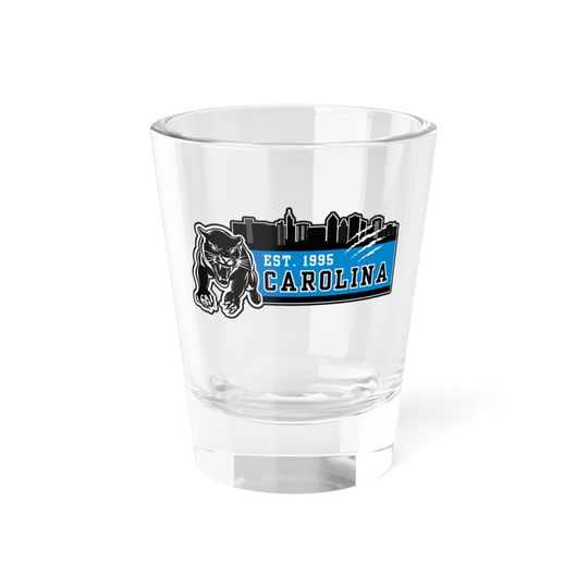 Discover Carolina Football Shot Glass, 1.5oz, Team Spirit, Kitchenware Glassware, Gifts for Him, Gifts for Her, Stocking Stuffer Christmas, NC