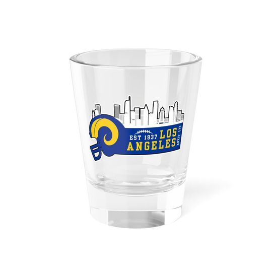 Los Angeles Football Team Shot Glass, Gifts for Him, Gifts for Her