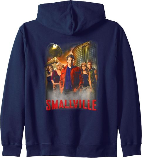 Smallville The Cast Zip Hoodie, Gift For Fans