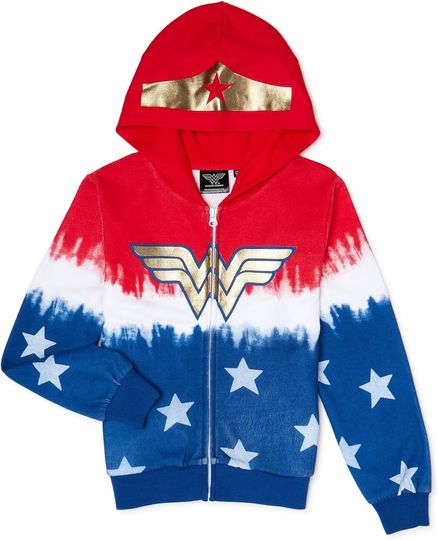 Discover DC Comics Girls' Wonder Woman Costume Hoodie