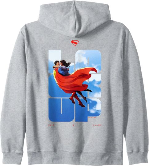 Superman  Superman Lois Look Up Zip Hoodie, Gift For Fans