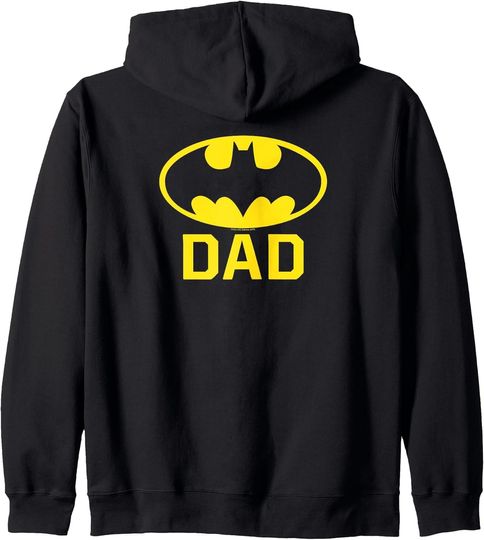 Batman Bat Dad Zip Hoodie, Gift For Fans