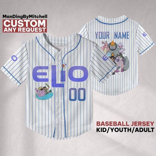 Discover Personalize Disney Pixar Elio Aliens White, Disney Elio Baseball Shirt, Elio Team Jersey, Personalized Disney Outfit