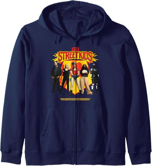 Discover DC Comics Peacemaker 11th Street Kids Distressed Poster Zip Hoodie