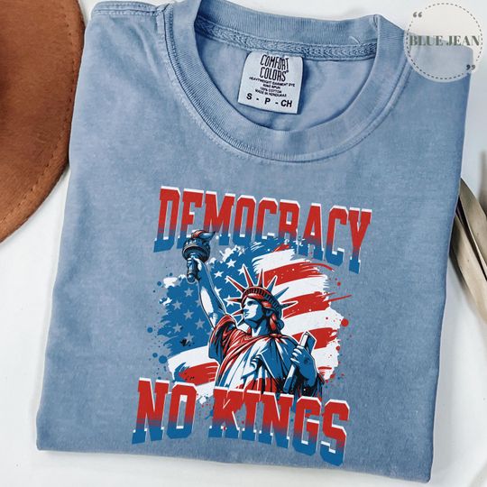 Discover No Kings in America Shirt, Anti Trump Shirt, Political Protest Tee, Anti MAGA Shirt, Crown Tee, No Kings Protest Shirt, Anti Dictator Shirt