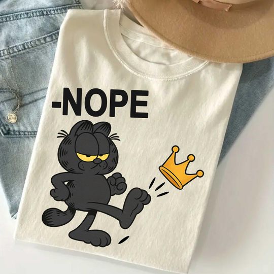 Discover No Kings In America Shirt, Black Cat Kicking Crown TShirt, Patriotic Shirt, Funny Political Meme Shirt, Patriotic Black Cat, No Kings Shirt