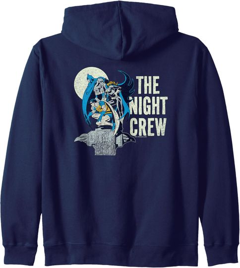 Batman Night Crew Zip Hoodie, Gift For Fans