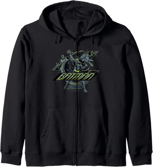 Discover DC Comics Batman Triple Treat Group Poster Zip Hoodie, Gift For Fans