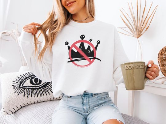 Discover No Kings in America Shirt, Anti MAGA Tee, Political Protest Shirt, Anti Trump Graphic Tee, Pro Democracy Shirt