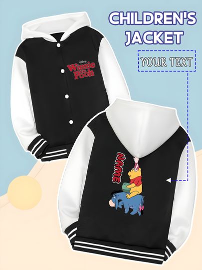 Disney Winnie the Pooh Family Portrait Baseball Jacket