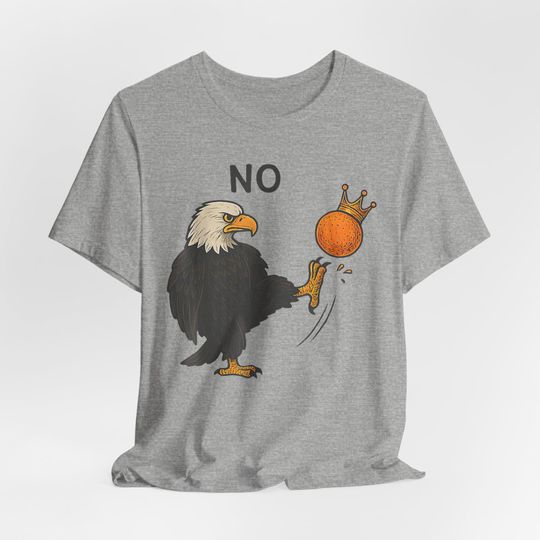 Discover Funny Eagle Graphic Tee - No Kings - Unisex T-Shirt