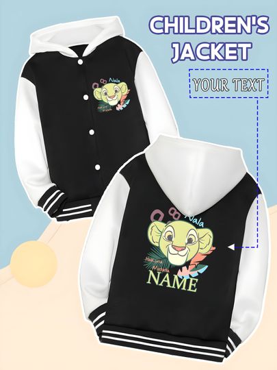 Discover MINISO Disney Lion King Nala Fashion Children's Baseball Jacket - Nala cartoon shape, fresh and cute, suitable for girls' daily