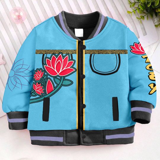 Discover Zoey Kids and Youth Baseball Jacket, Huntrx Costume Adult Unisex Varsity Baseball Jacket