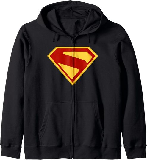 Discover SUPERMAN  S-Shield Zip Hoodie, Gift For Fans