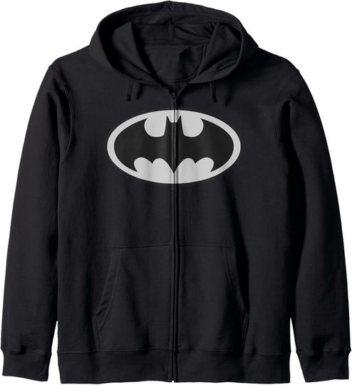 Discover DC Comics Batman Basic Logo C1 Zip Hoodie, Gift For Fans