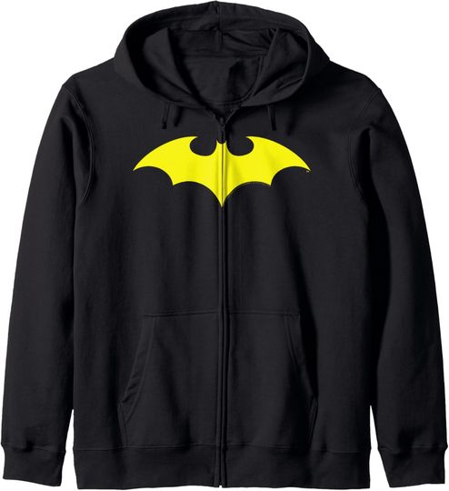 DC Comics Batman Modern Chest Logo Zip Hoodie, Gift For Fans