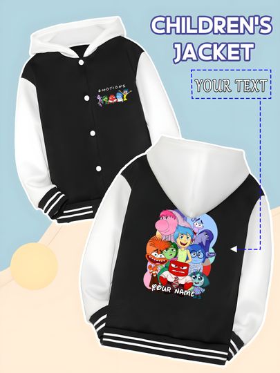 Disney Inside Out Baseball Hooded Jacket
