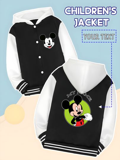 Disney Classic Mickey Mouse Baseball Jacket