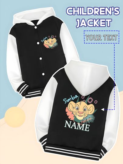Disney The Lion King Simba Baseball Jacket for Men and Women