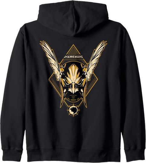 Discover Black Adam Hawkman Zip Hoodie, Gift For Fans