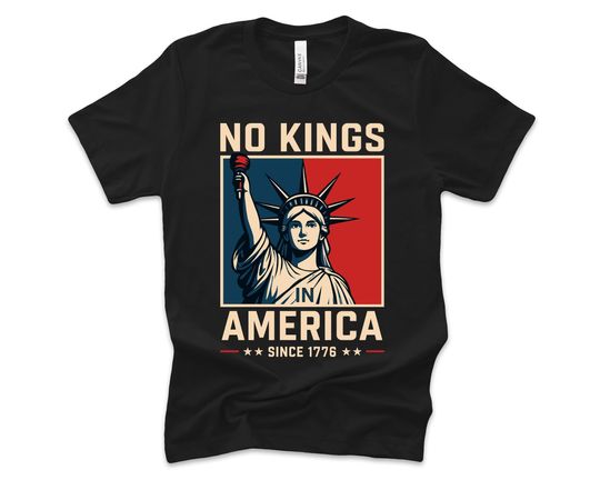 Discover No Kings in America Shirt, Anti Trump Shirt, Political Shirts, Anti Maga Shirts, Crown No Kings Shirt, Protest Shirts, Nope Kings Shirt