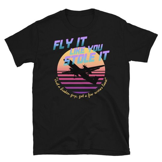 Discover Fly It Like You Stole It - Sky King, Vaporwave, Aesthetic T-Shirt