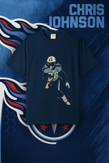 Discover Vintage Bootleg Chris Johnson #28 Tennessee Football T-Shirt | Retro Sports Fan Tee