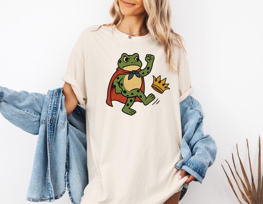Discover No Kings Shirt portland frog ,No Kings in America Shirt, Funny Political Meme T-Shirt, Patriotic Shirt