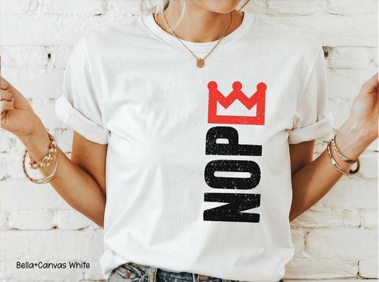 Discover NOPE No Kings In America Shirt: Pro-Democracy USA Political Tee
