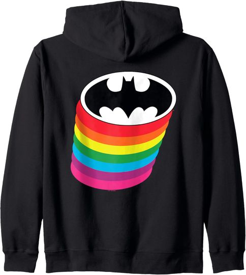 Discover DC Originals Batman Logo Pride Zip Hoodie