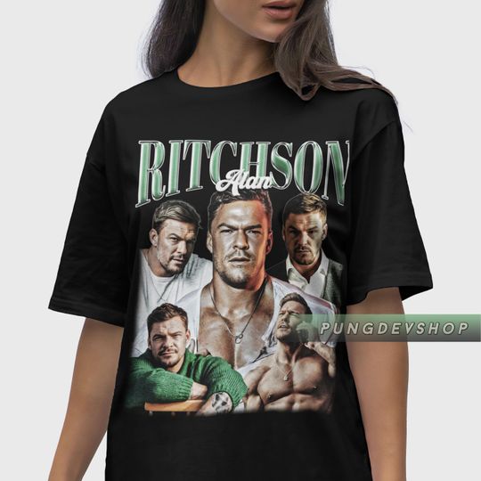 Discover Alan Ritchson Shirt, Alan Ritchson Sweatshirt, Graphic Tee, Graphic Sweatshirt PDV46