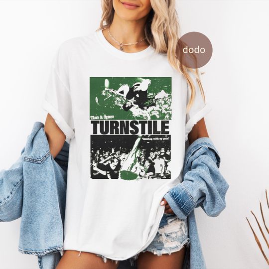 Discover Premium Turnstile T-Shirt - Rock Music Shirt - GLOW ON Album - Turnstile Album Shirt - Turnstile Merch - Unisex Rocker Clothing