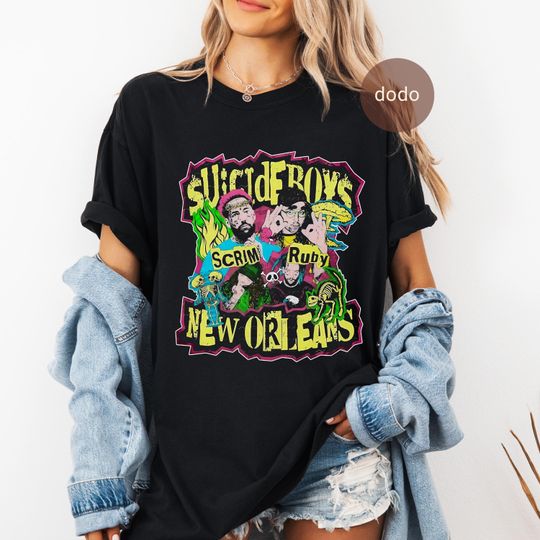 Discover Premium Suicideboys T-Shirt - Rap Music Shirt - Scrim and Ruby Album - Suicideboys Merch - Unisex Rapper Clothing