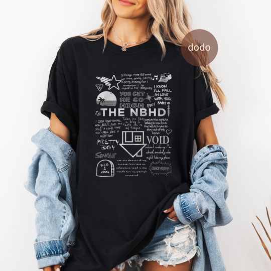Discover Premium The Neighbourhood T-Shirt - Rock Music Shirt - Sweater Weather - The NBHD Album - The NBHD Merch - Unisex Rocker Clothing