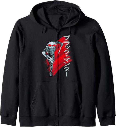 DC Comics Justice League Kanji Manta Paint Zip Hoodie, Gift For Fans