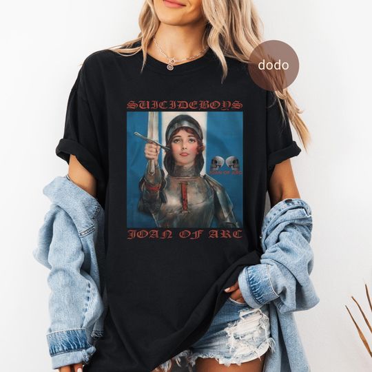 Discover Premium Suicideboys T-Shirt - Rap Music Shirt - Joan of Arc Song - Unisex Rapper Clothing