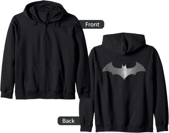 Discover DC Batman Logo Modern Zip Hoodie, Gift For Fans