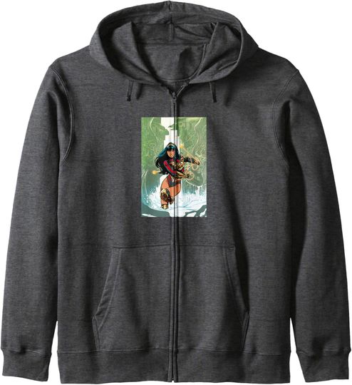 DC Comics Wonder Woman Future State printblur.com Warrior Zip Hoodie, Gift For Fans