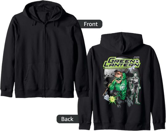 Discover DC Green Lantern Fashion Space Cops Zip Hoodie, Gift For Fans