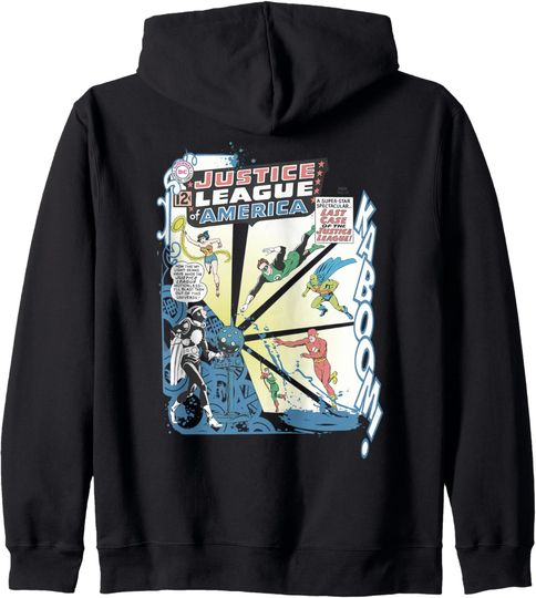 DC Justice League Cover 12 Zip Hoodie, Gift For Fans
