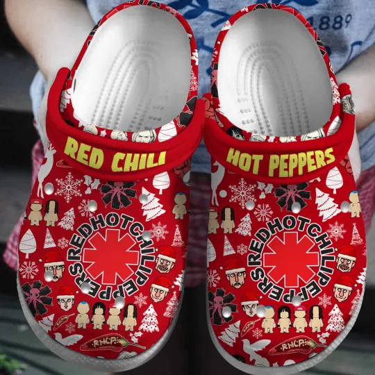 Discover Red Hot Chili Peppers Christmas Clogs Shoes