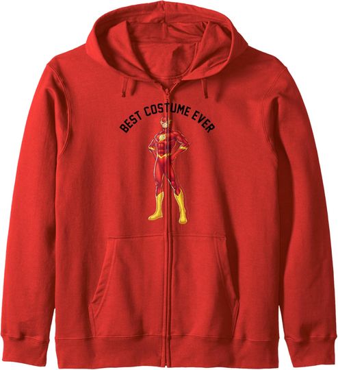 Discover DC Comics Flash Best Costume Zip Hoodie, Gift For Fans
